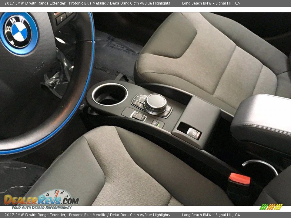 2017 BMW i3 with Range Extender Protonic Blue Metallic / Deka Dark Cloth w/Blue Highlights Photo #16