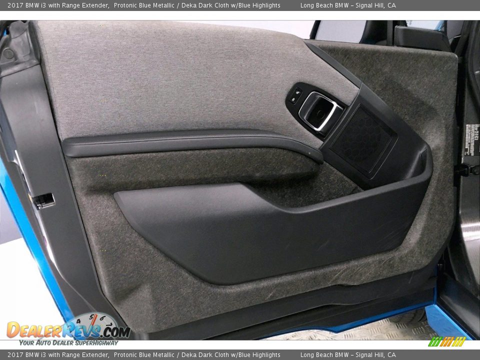 2017 BMW i3 with Range Extender Protonic Blue Metallic / Deka Dark Cloth w/Blue Highlights Photo #23