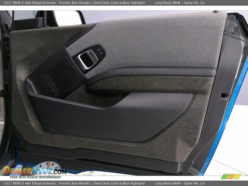 2017 BMW i3 with Range Extender Protonic Blue Metallic / Deka Dark Cloth w/Blue Highlights Photo #24