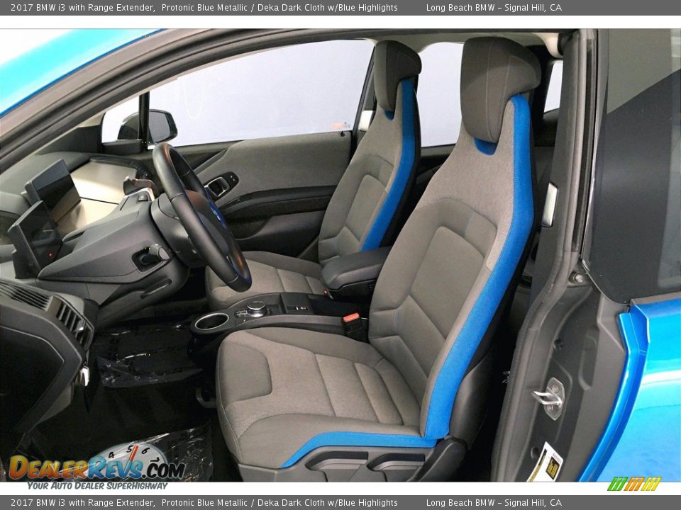 2017 BMW i3 with Range Extender Protonic Blue Metallic / Deka Dark Cloth w/Blue Highlights Photo #27