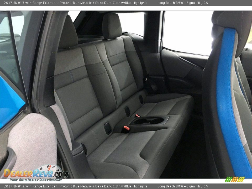 2017 BMW i3 with Range Extender Protonic Blue Metallic / Deka Dark Cloth w/Blue Highlights Photo #28