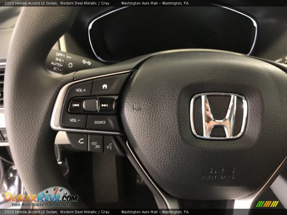 2020 Honda Accord LX Sedan Modern Steel Metallic / Gray Photo #10