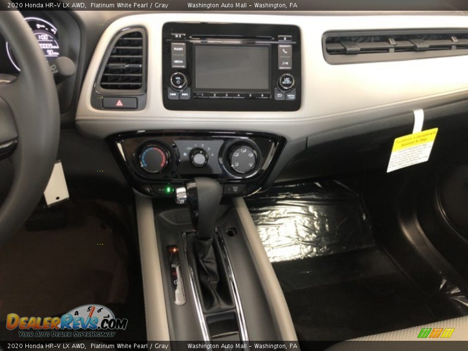 2020 Honda HR-V LX AWD Platinum White Pearl / Gray Photo #13