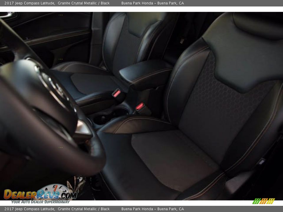 2017 Jeep Compass Latitude Granite Crystal Metallic / Black Photo #15