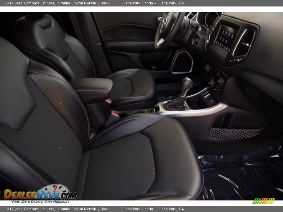 2017 Jeep Compass Latitude Granite Crystal Metallic / Black Photo #20