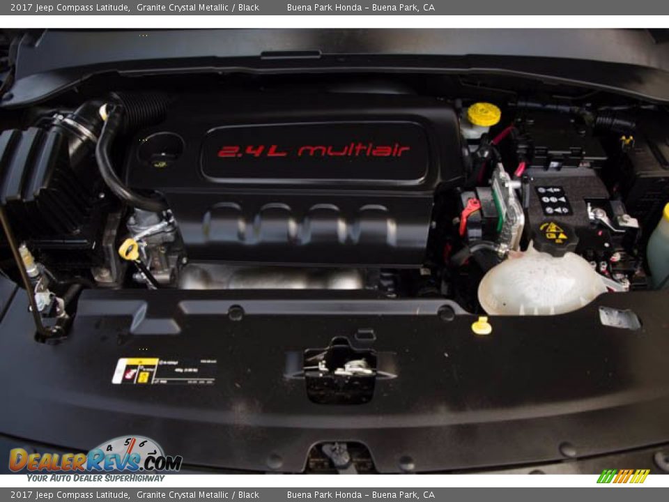 2017 Jeep Compass Latitude Granite Crystal Metallic / Black Photo #30