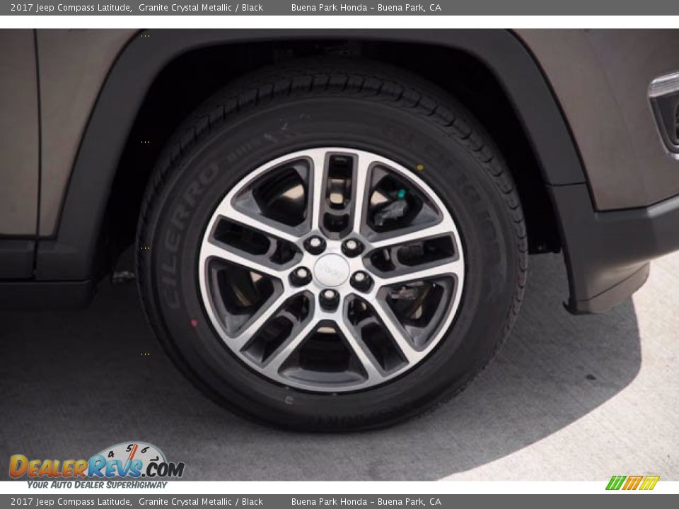 2017 Jeep Compass Latitude Granite Crystal Metallic / Black Photo #32