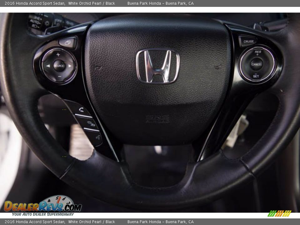 2016 Honda Accord Sport Sedan White Orchid Pearl / Black Photo #13