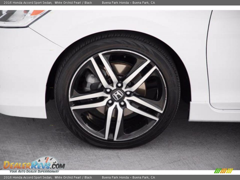 2016 Honda Accord Sport Sedan White Orchid Pearl / Black Photo #34