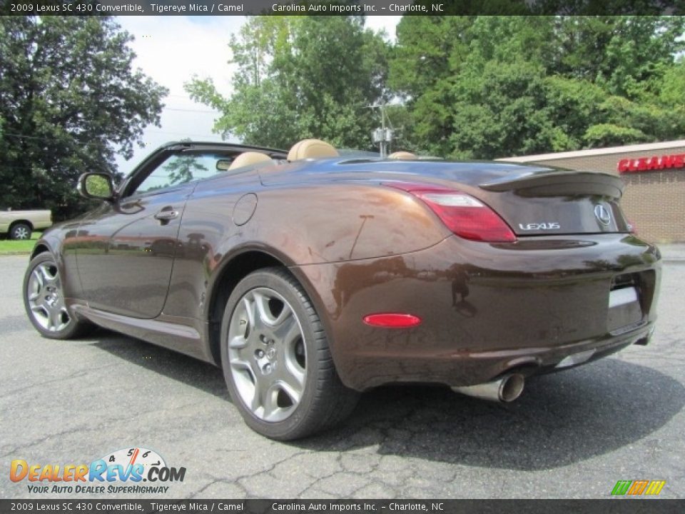 Tigereye Mica 2009 Lexus SC 430 Convertible Photo #8