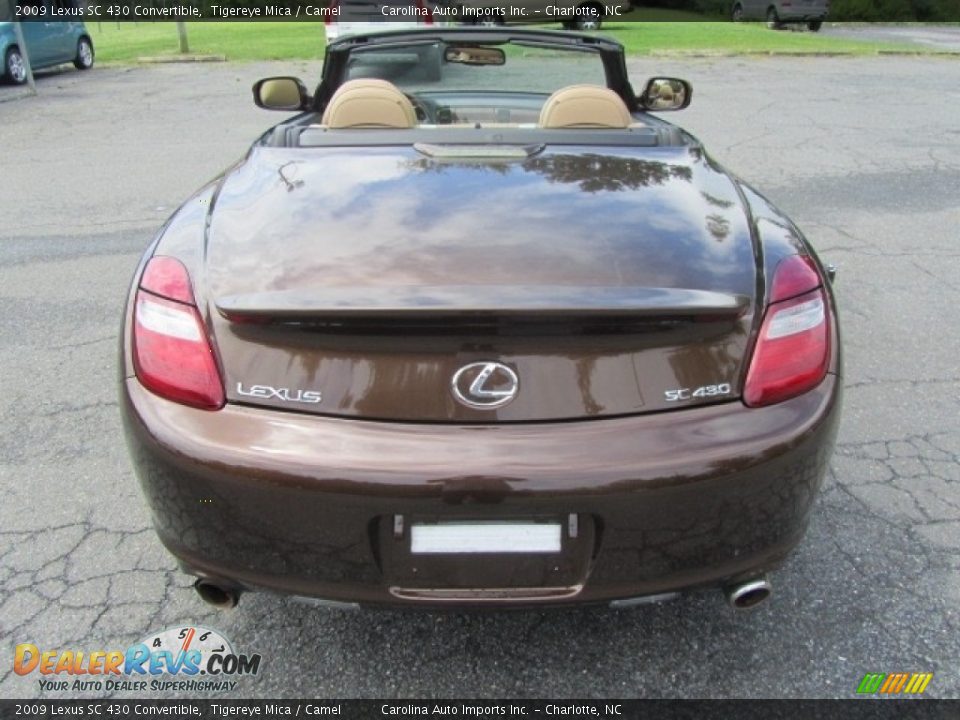 Tigereye Mica 2009 Lexus SC 430 Convertible Photo #9