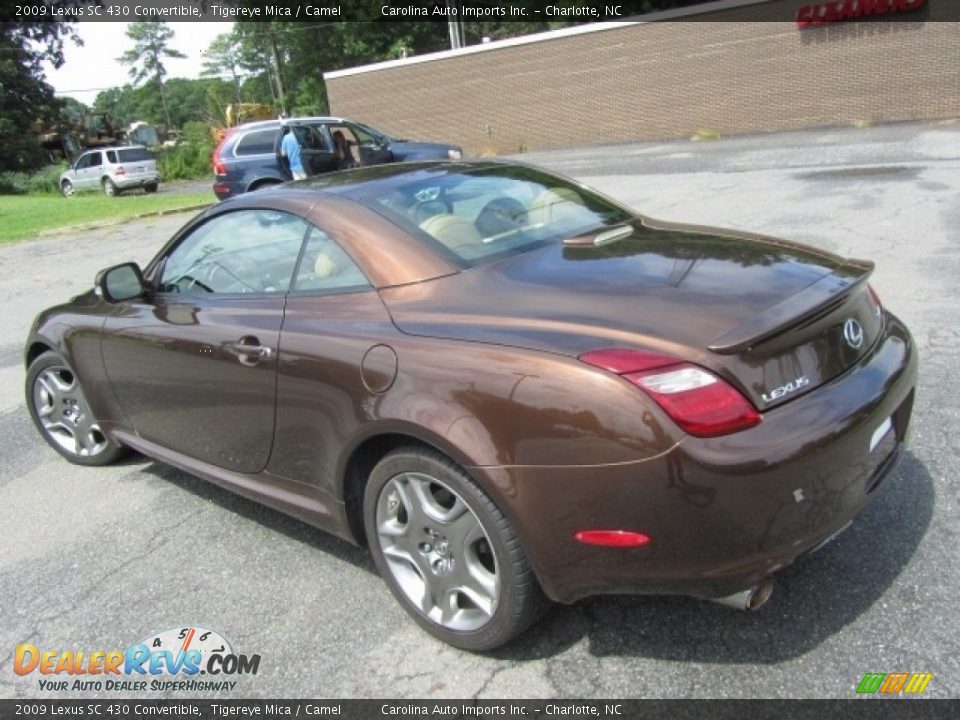 Tigereye Mica 2009 Lexus SC 430 Convertible Photo #13