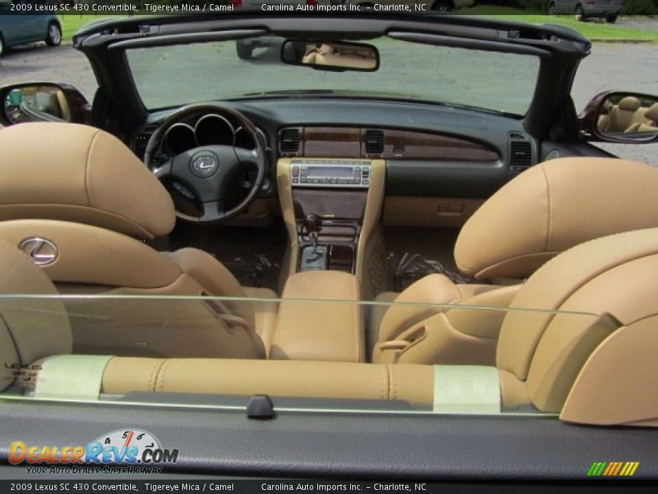 2009 Lexus SC 430 Convertible Tigereye Mica / Camel Photo #17