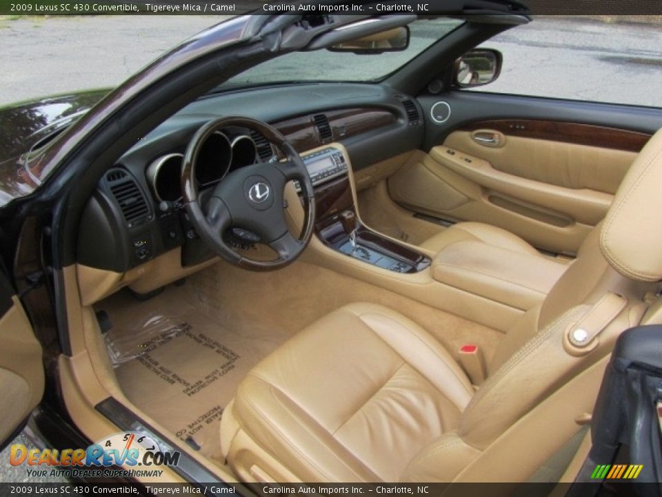 Camel Interior - 2009 Lexus SC 430 Convertible Photo #20