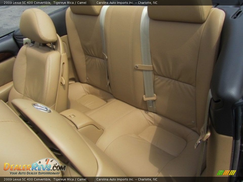 Rear Seat of 2009 Lexus SC 430 Convertible Photo #22