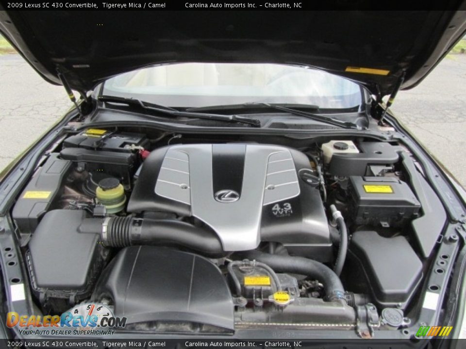 2009 Lexus SC 430 Convertible 4.3 Liter DOHC 32-Valve VVT-i V8 Engine Photo #26