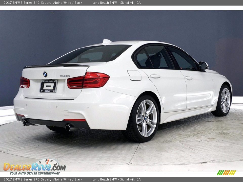 2017 BMW 3 Series 340i Sedan Alpine White / Black Photo #13