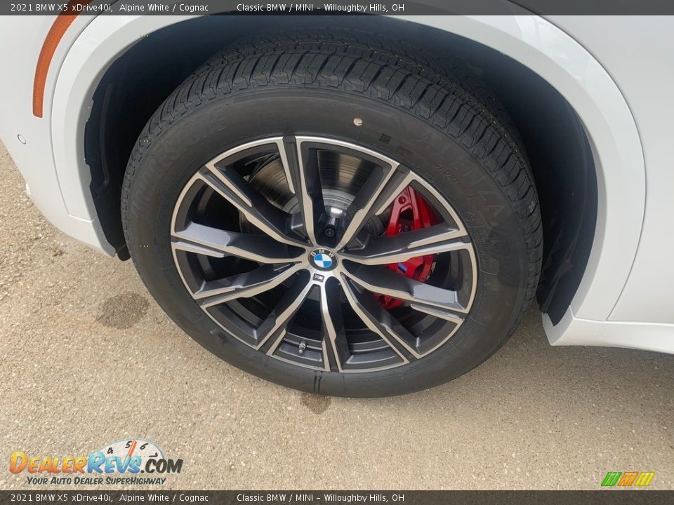 2021 BMW X5 xDrive40i Alpine White / Cognac Photo #5