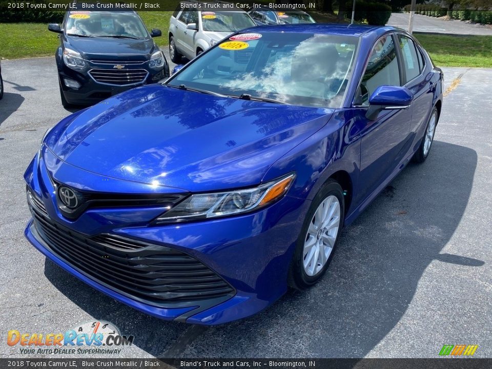 2018 Toyota Camry LE Blue Crush Metallic / Black Photo #2