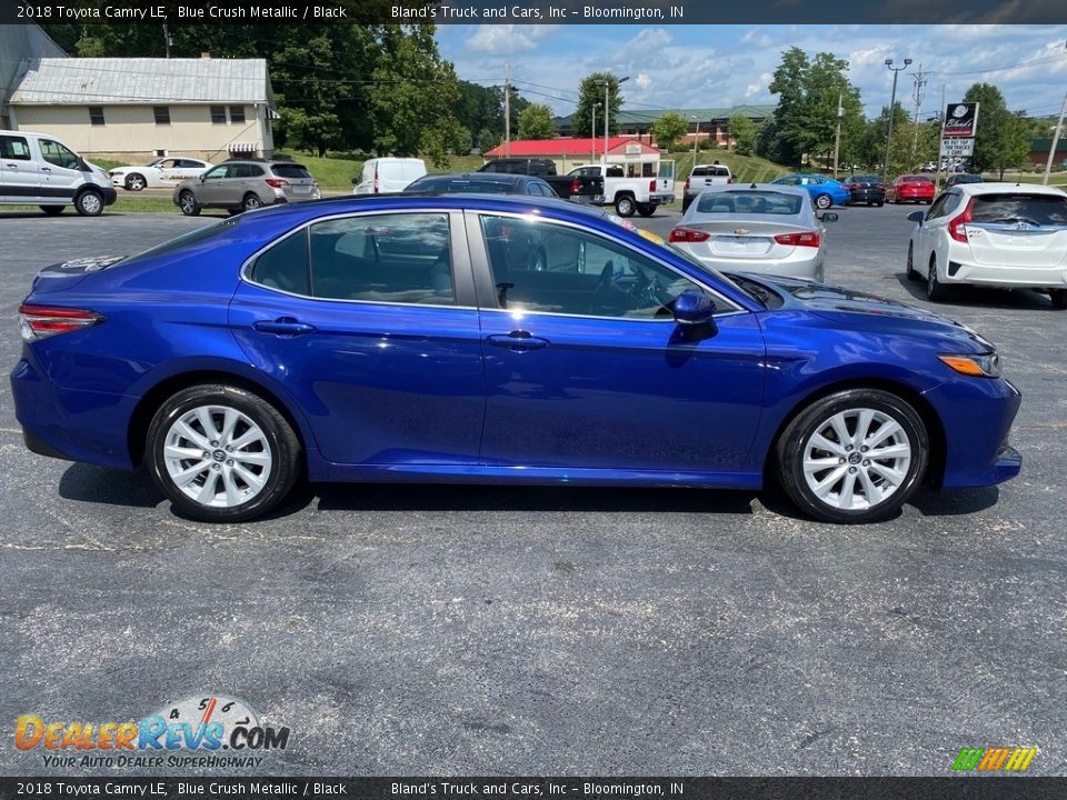 2018 Toyota Camry LE Blue Crush Metallic / Black Photo #5