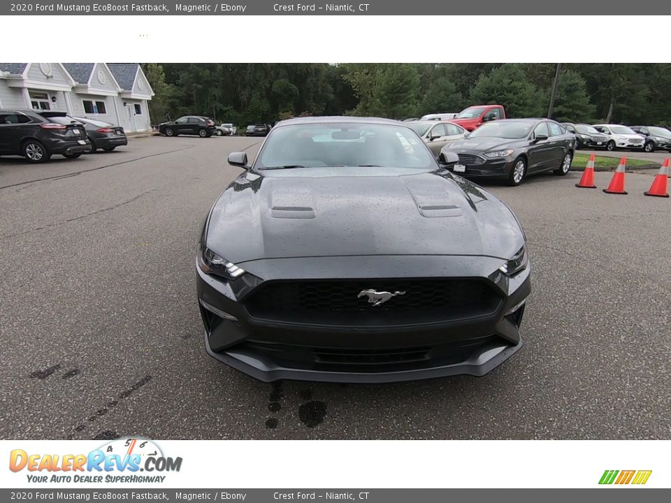 2020 Ford Mustang EcoBoost Fastback Magnetic / Ebony Photo #2