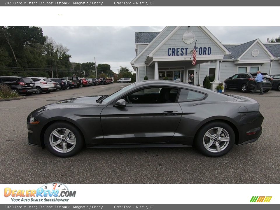 2020 Ford Mustang EcoBoost Fastback Magnetic / Ebony Photo #4