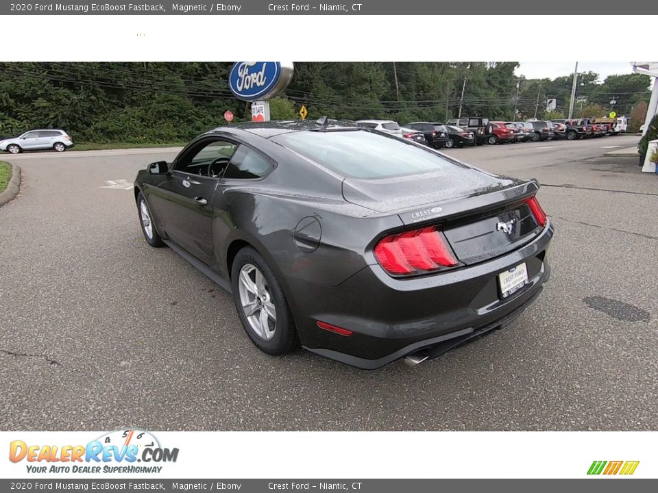 2020 Ford Mustang EcoBoost Fastback Magnetic / Ebony Photo #5