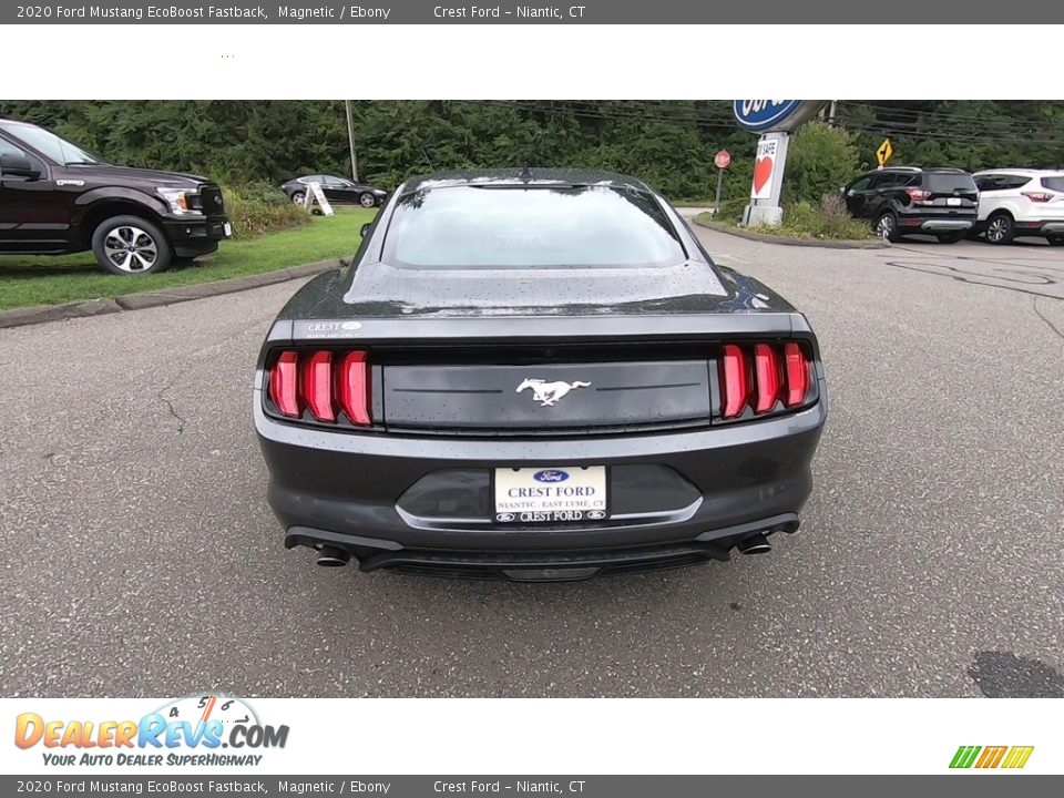 2020 Ford Mustang EcoBoost Fastback Magnetic / Ebony Photo #6