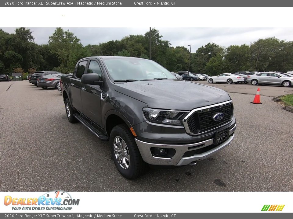 2020 Ford Ranger XLT SuperCrew 4x4 Magnetic / Medium Stone Photo #1