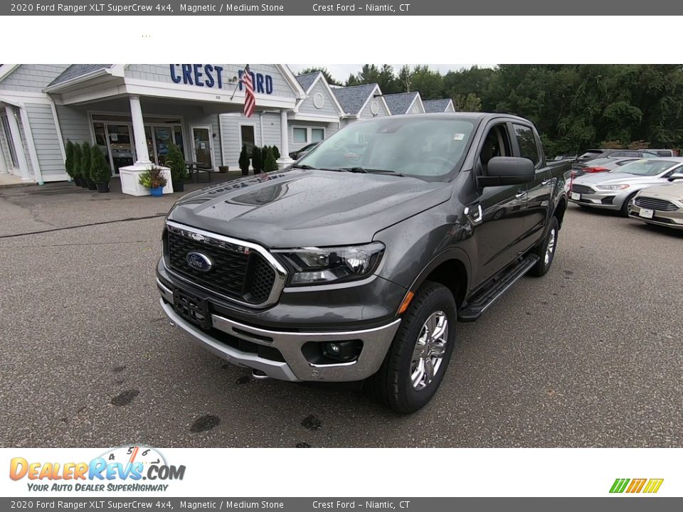 2020 Ford Ranger XLT SuperCrew 4x4 Magnetic / Medium Stone Photo #3