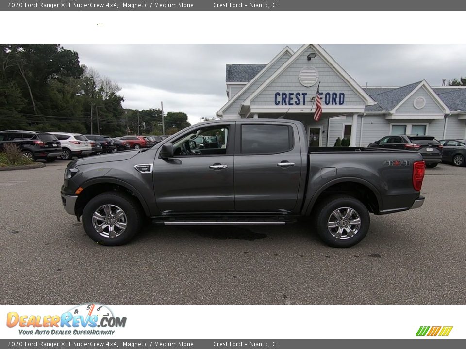 2020 Ford Ranger XLT SuperCrew 4x4 Magnetic / Medium Stone Photo #4