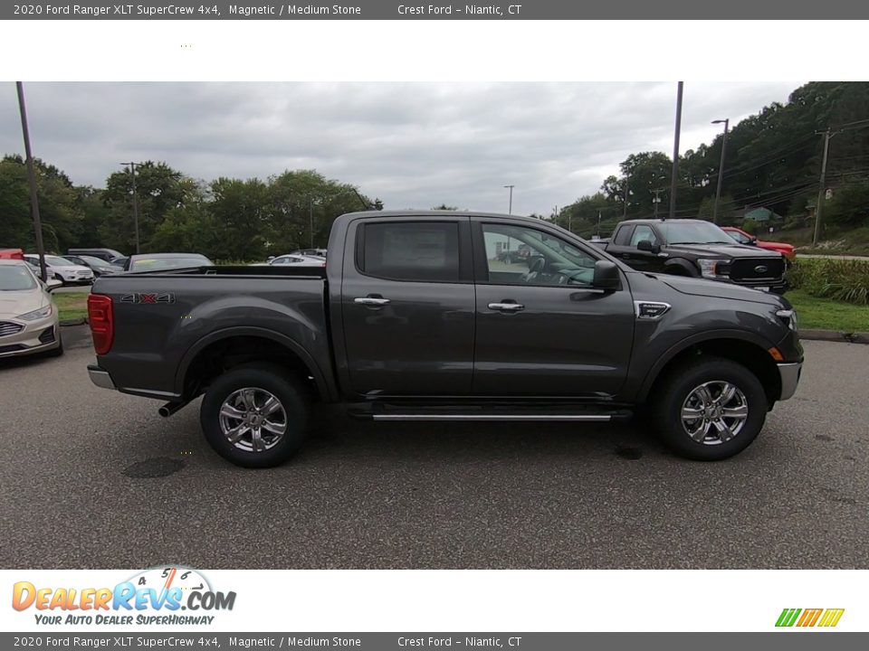 2020 Ford Ranger XLT SuperCrew 4x4 Magnetic / Medium Stone Photo #8