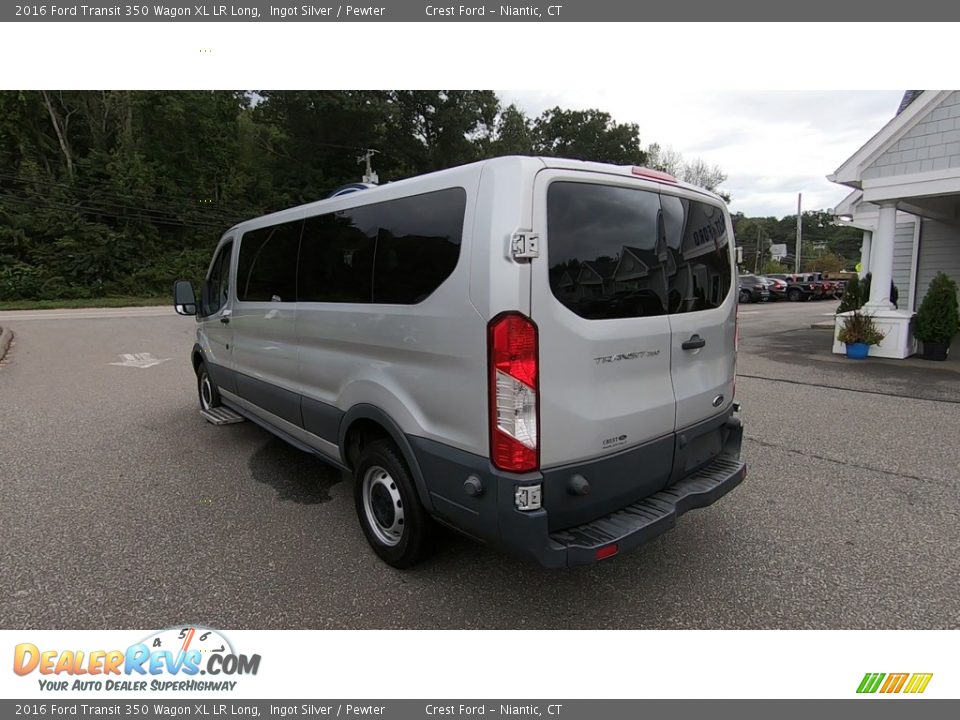 2016 Ford Transit 350 Wagon XL LR Long Ingot Silver / Pewter Photo #5