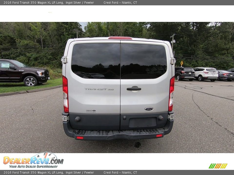 2016 Ford Transit 350 Wagon XL LR Long Ingot Silver / Pewter Photo #6