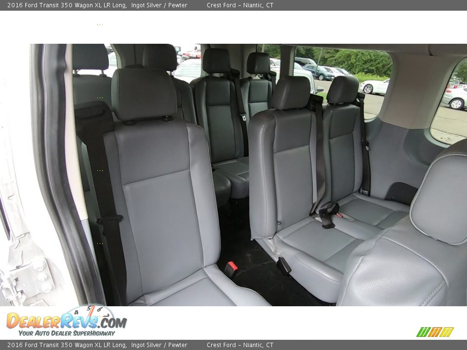 Rear Seat of 2016 Ford Transit 350 Wagon XL LR Long Photo #20