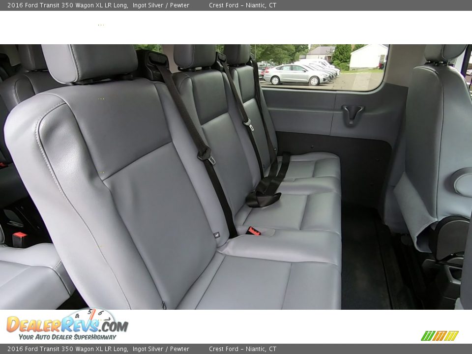 Rear Seat of 2016 Ford Transit 350 Wagon XL LR Long Photo #21