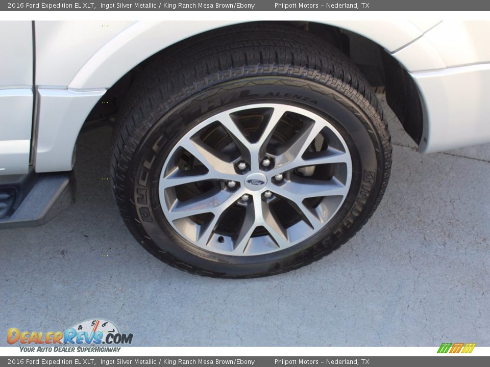 2016 Ford Expedition EL XLT Ingot Silver Metallic / King Ranch Mesa Brown/Ebony Photo #6