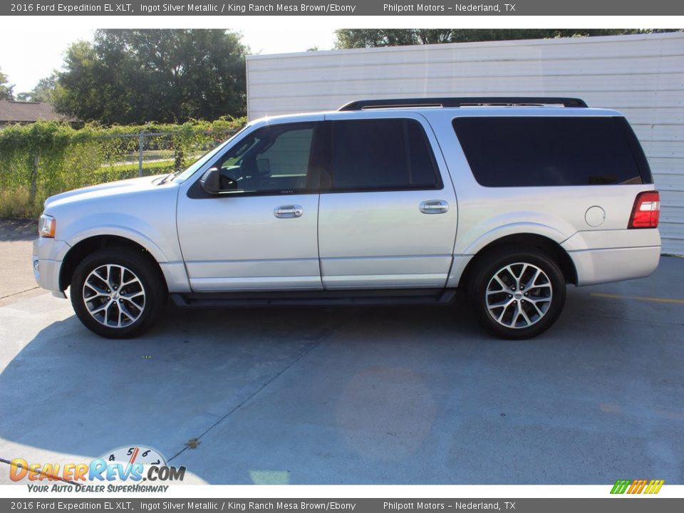 2016 Ford Expedition EL XLT Ingot Silver Metallic / King Ranch Mesa Brown/Ebony Photo #7