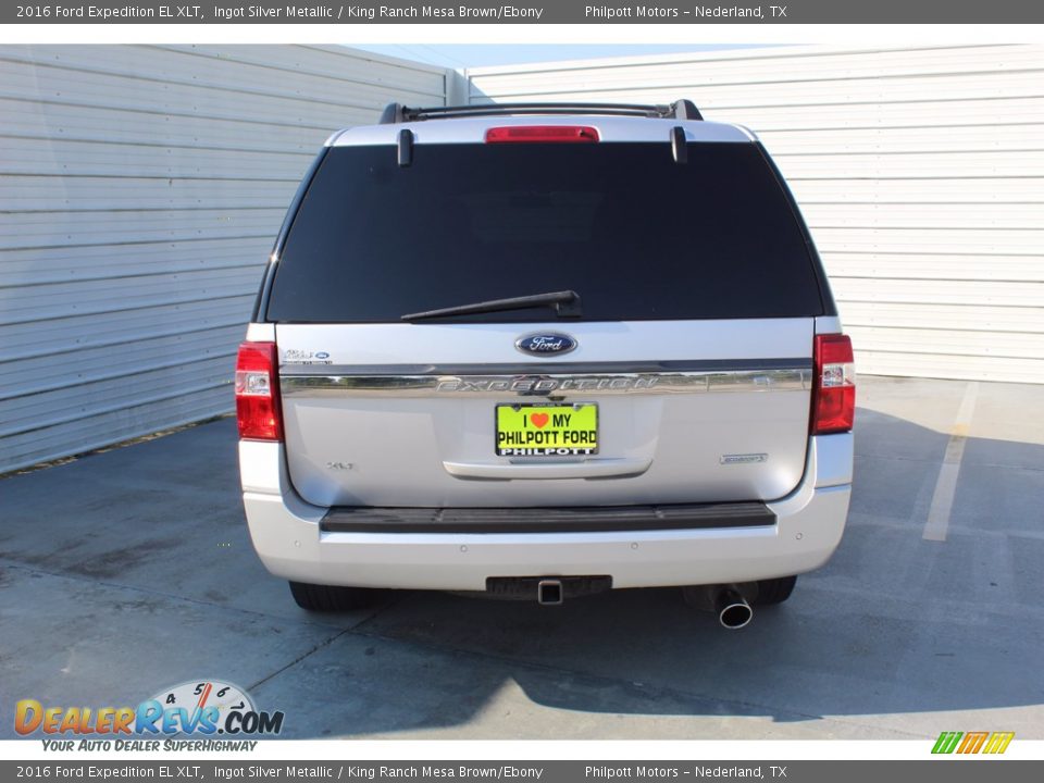 2016 Ford Expedition EL XLT Ingot Silver Metallic / King Ranch Mesa Brown/Ebony Photo #9