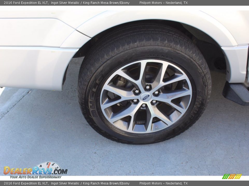 2016 Ford Expedition EL XLT Ingot Silver Metallic / King Ranch Mesa Brown/Ebony Photo #11