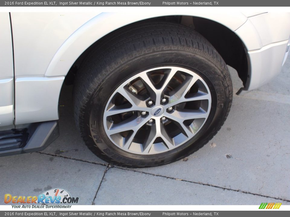2016 Ford Expedition EL XLT Ingot Silver Metallic / King Ranch Mesa Brown/Ebony Photo #12