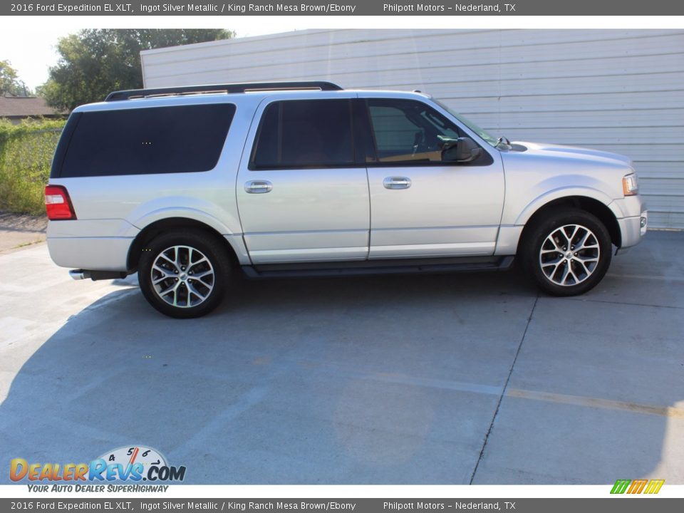 2016 Ford Expedition EL XLT Ingot Silver Metallic / King Ranch Mesa Brown/Ebony Photo #13