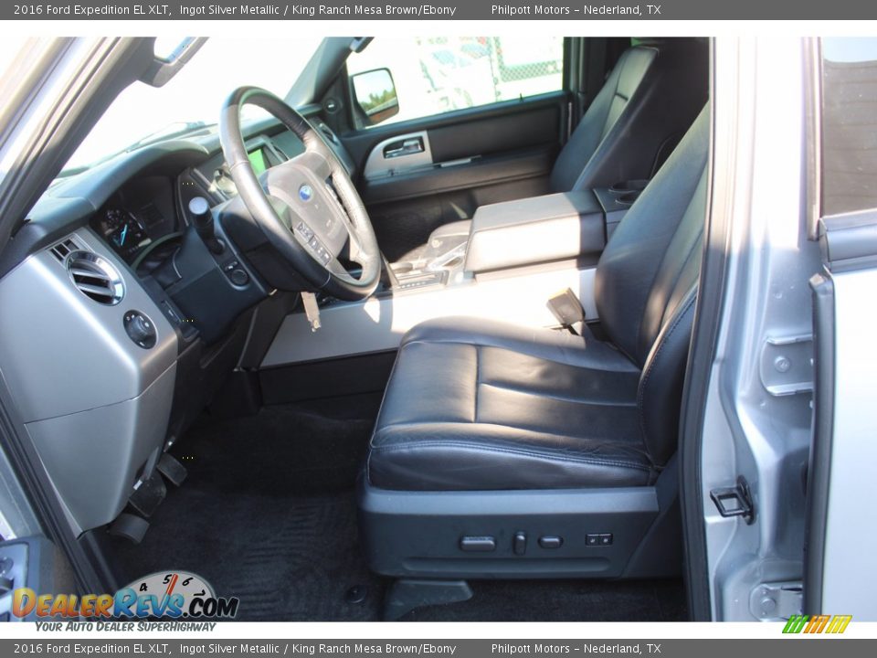 2016 Ford Expedition EL XLT Ingot Silver Metallic / King Ranch Mesa Brown/Ebony Photo #15