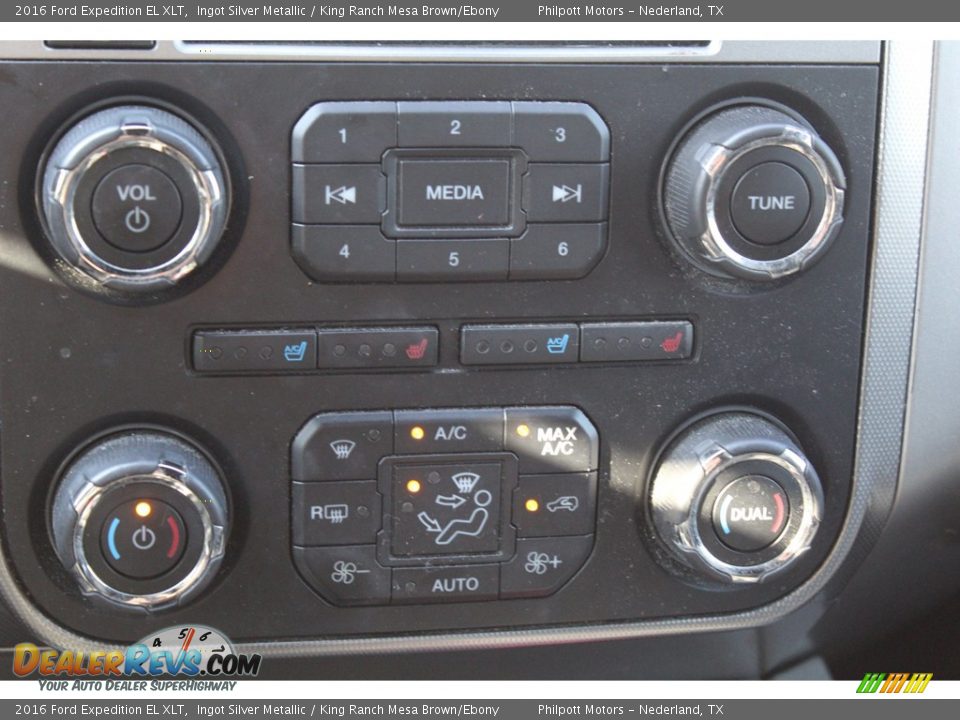 2016 Ford Expedition EL XLT Ingot Silver Metallic / King Ranch Mesa Brown/Ebony Photo #21