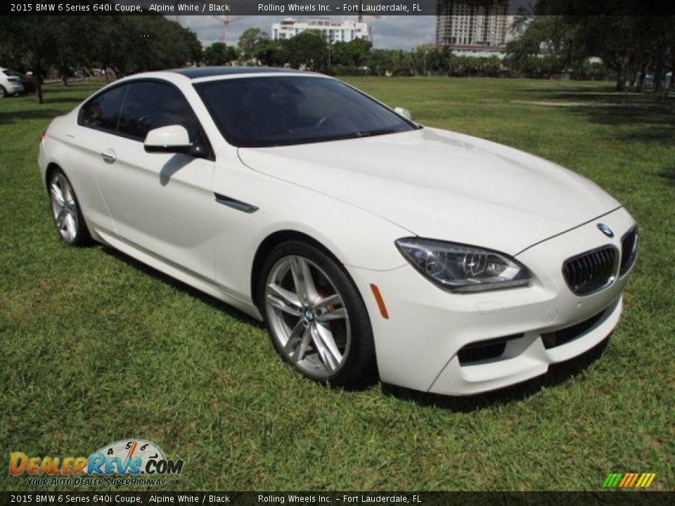 Front 3/4 View of 2015 BMW 6 Series 640i Coupe Photo #1