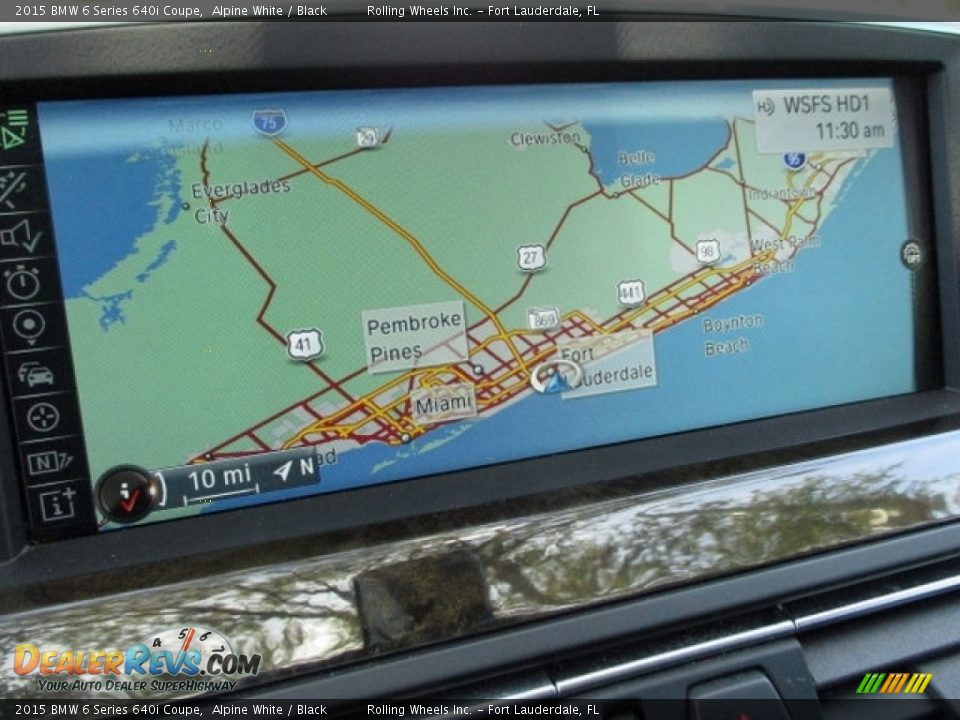 2015 BMW 6 Series 640i Coupe Alpine White / Black Photo #2