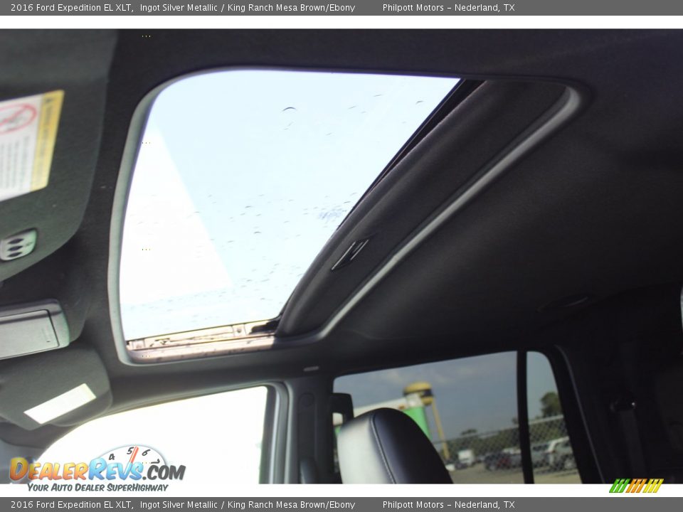 2016 Ford Expedition EL XLT Ingot Silver Metallic / King Ranch Mesa Brown/Ebony Photo #23
