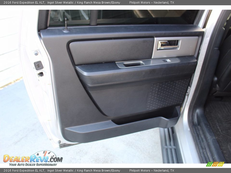 2016 Ford Expedition EL XLT Ingot Silver Metallic / King Ranch Mesa Brown/Ebony Photo #24