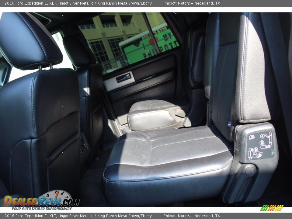 2016 Ford Expedition EL XLT Ingot Silver Metallic / King Ranch Mesa Brown/Ebony Photo #25