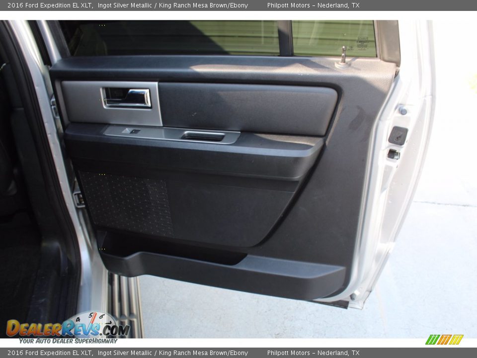 2016 Ford Expedition EL XLT Ingot Silver Metallic / King Ranch Mesa Brown/Ebony Photo #29
